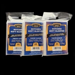 **NEW (300) Basketball Football Baseball Sports Trading Card Sleeve Protectors